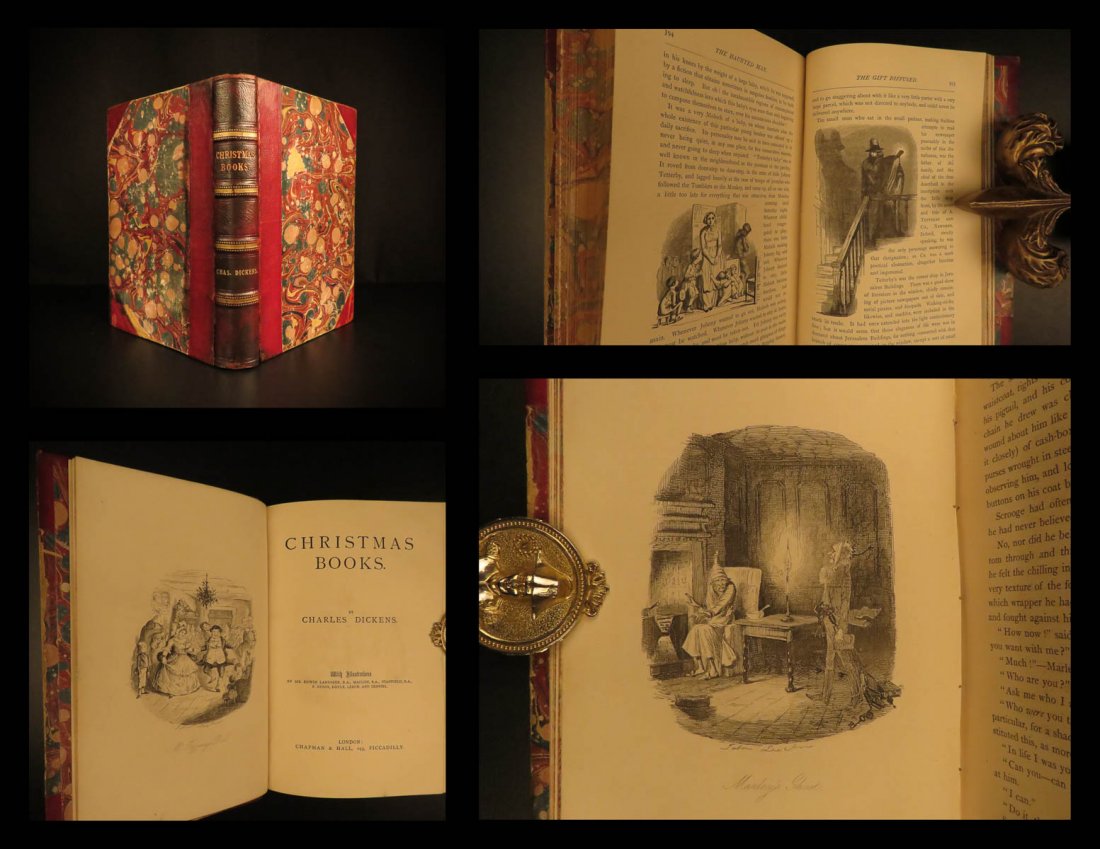 1874 Charles Dickens Christmas Carol FAMOUS (1 of 10)