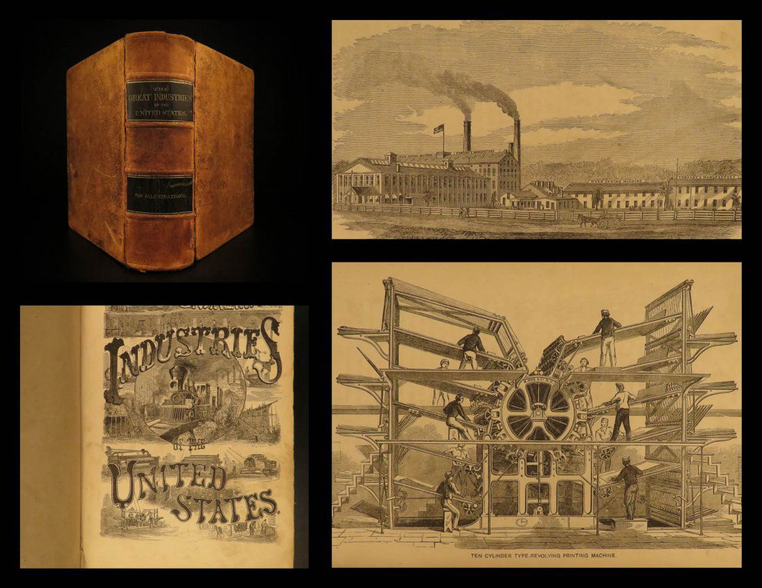 1874 Great Industries of US Gold Rush Railroad (1 of 10)