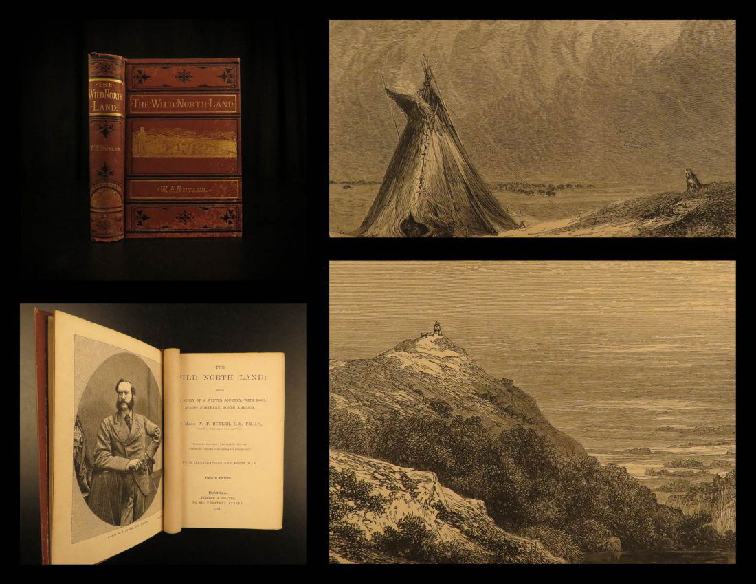 1874 Wild North Land CANADA Indians Puritan Exploration (1 of 10)