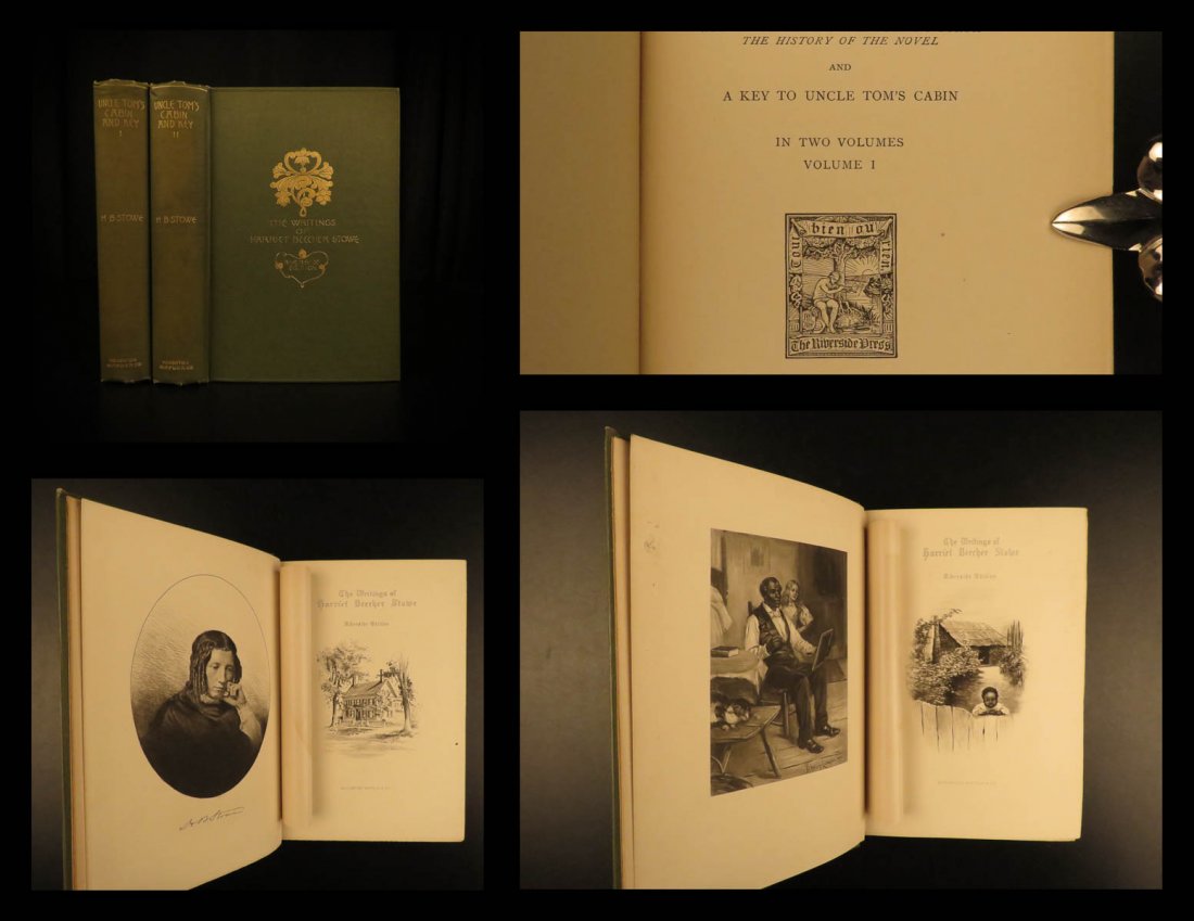 1896 Uncle Tom’s Cabin + KEY Harriet Beecher Stowe (1 of 10)