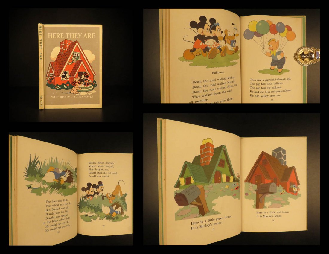 1940 1ed DISNEY Here They Are Mickey Mouse & Minnie (1 of 10)