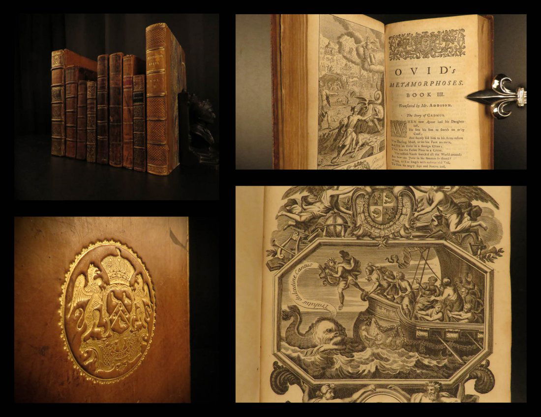 1685 Classical Literature 9v INCREDIBLE Lot Horace Ovid (1 of 10)