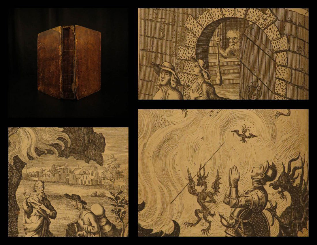 1760 Pilgrim’s Progress John Bunyan ART Illustrated (1 of 10)