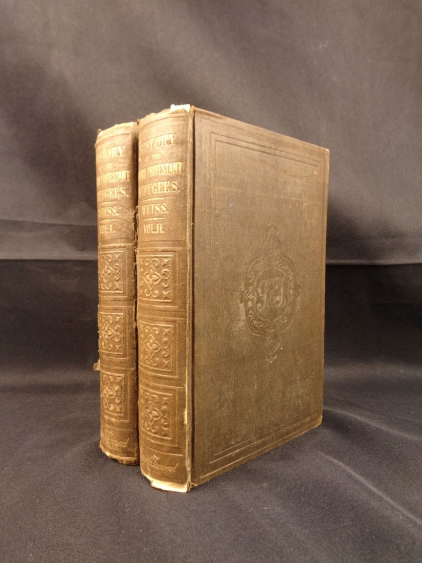 1854 HUGUENOT French Protestant Refugees: 1854 HUGUENOT French Protestant Refugees Edict of Nantes 2v Wars of Religion A 19th-century history of French Protestant refugees. Item: #6186 Price: $250 Main author: Charles Weiss; Henry William H