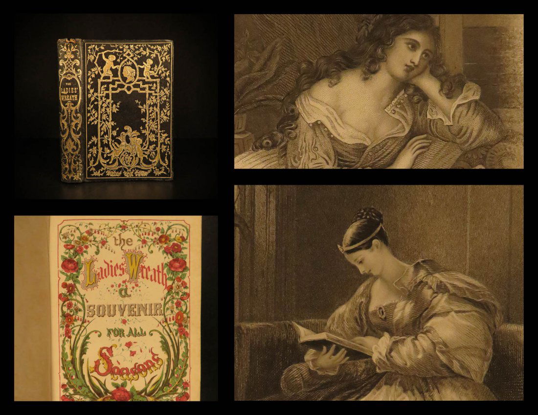 1855 The Ladies’ Wreath English Poetry Poems Feminism (1 of 10)