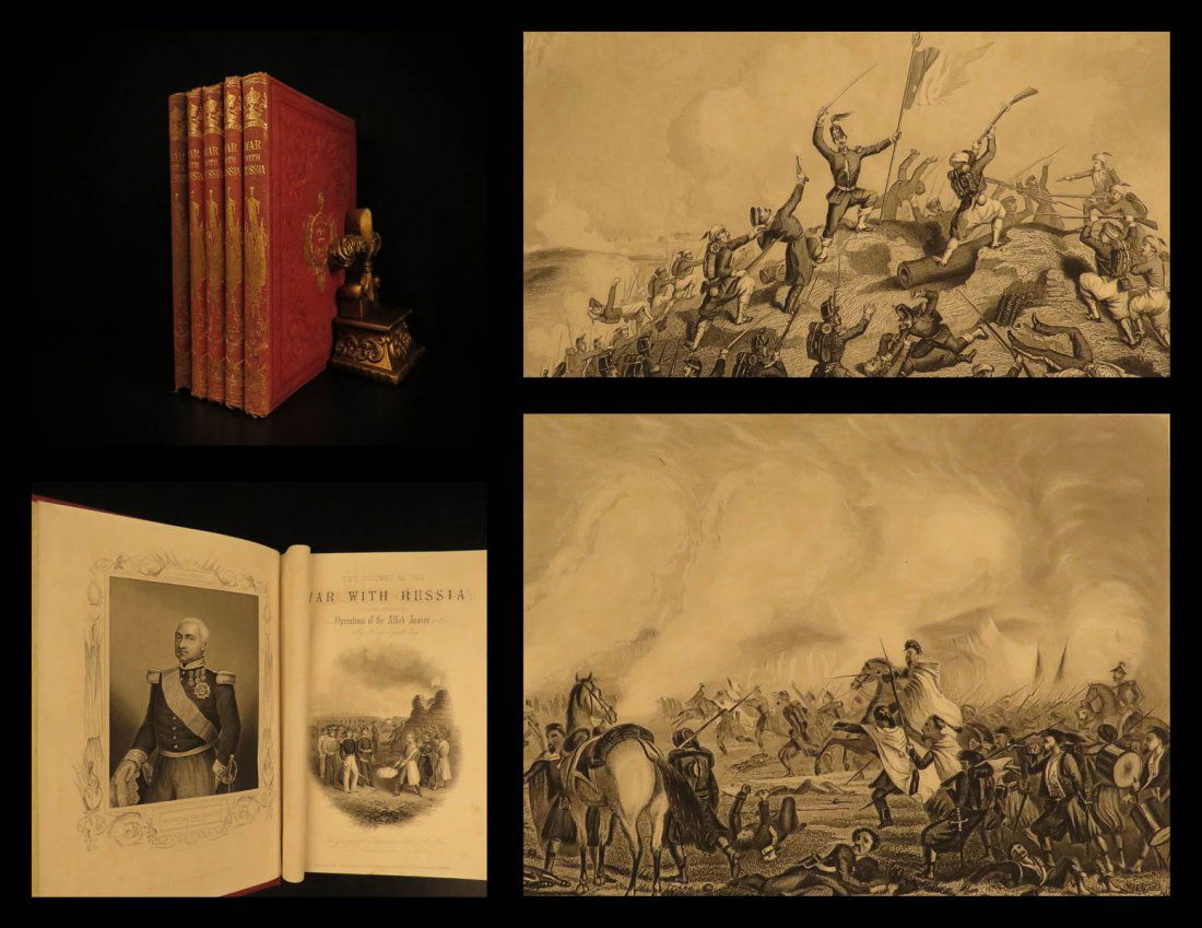 1860 RUSSIA History of Crimean War Illustrated Battle (1 of 10)