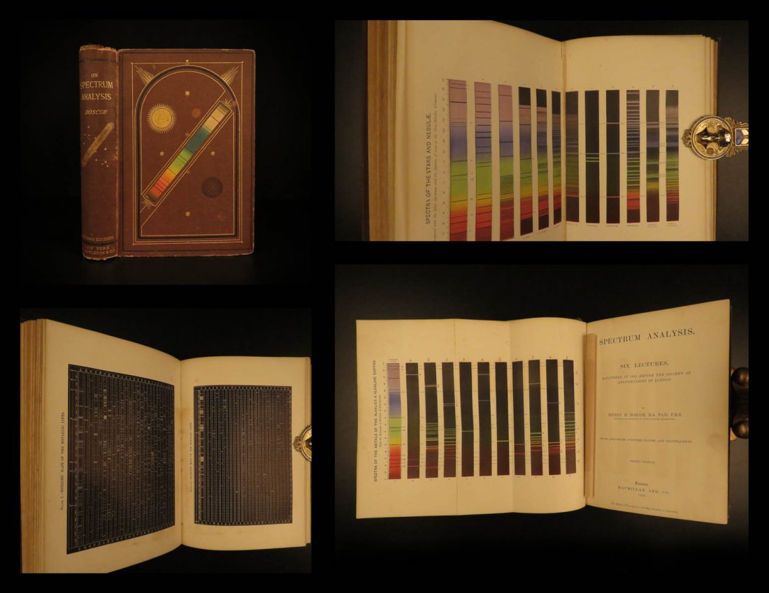 1870 PHYSICS Roscoe Spectrum Analysis Chemistry Six (1 of 10)