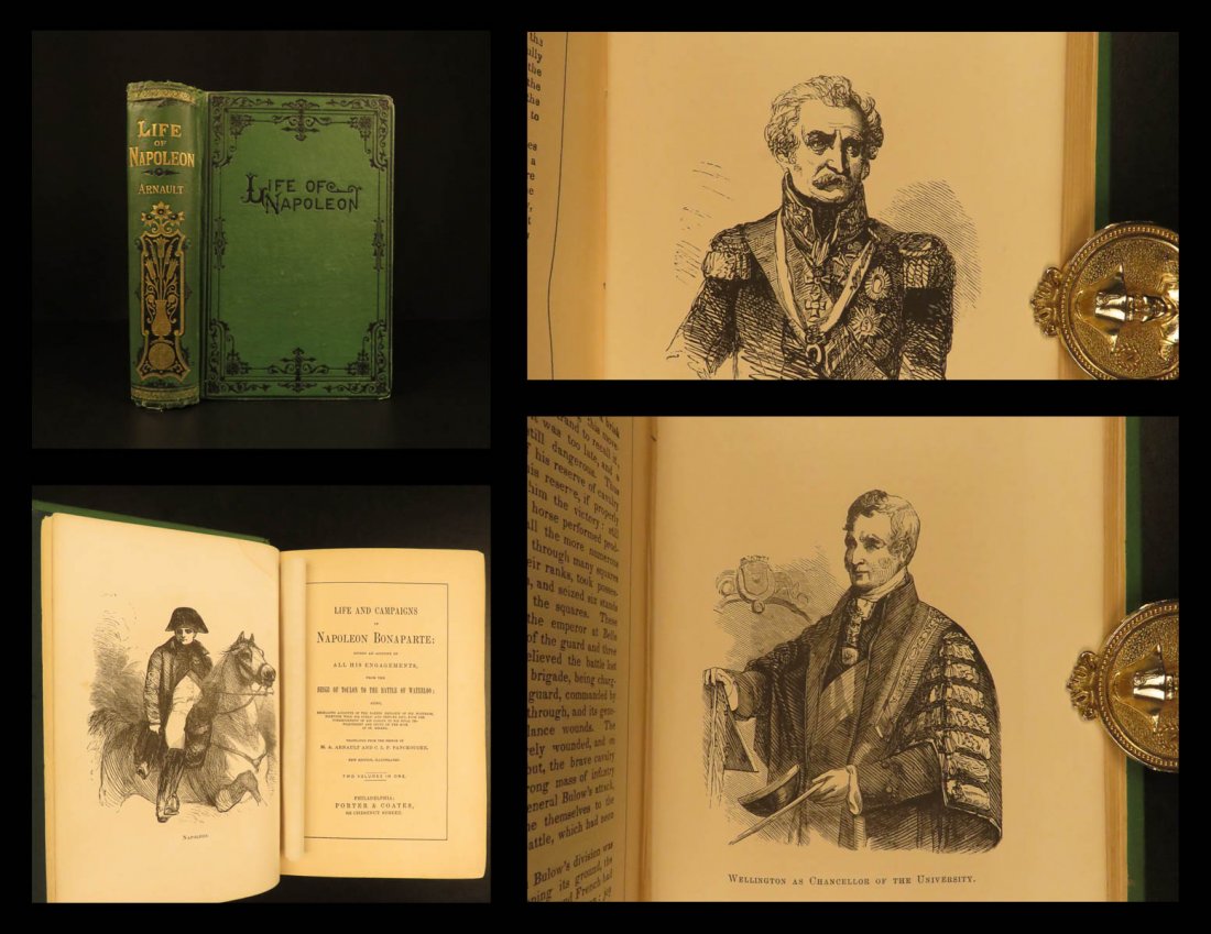 1880 Napoleon Bonaparte Life & Campaigns French: 1880 Napoleon Bonaparte Life & Campaigns French Revolution Waterloo Arnault Napoléon Bonaparte was the most prominent Military leader during the French Revolution and led many successful campaigns, d