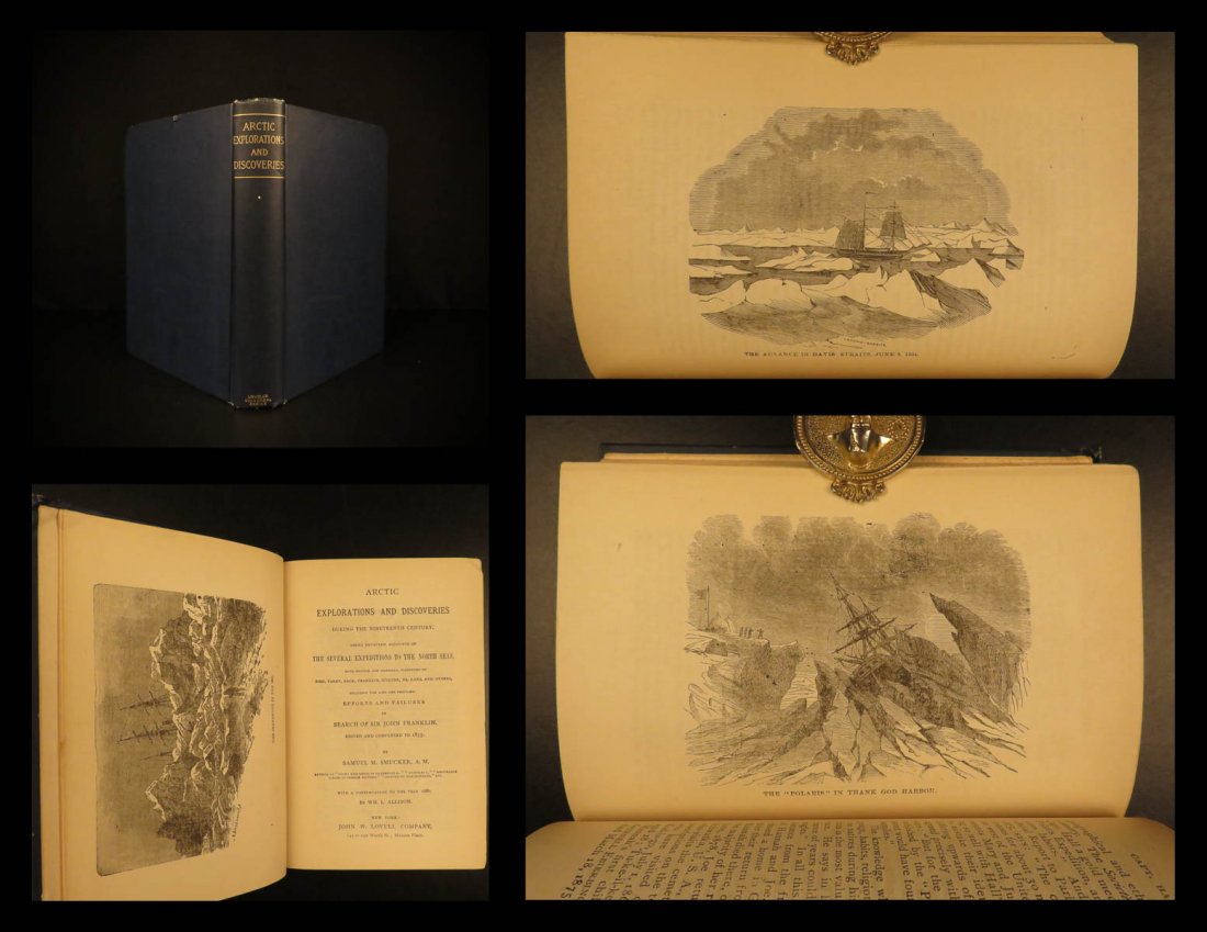 1886 1st ed Arctic Explorations Voyages Kane Grinnell (1 of 10)