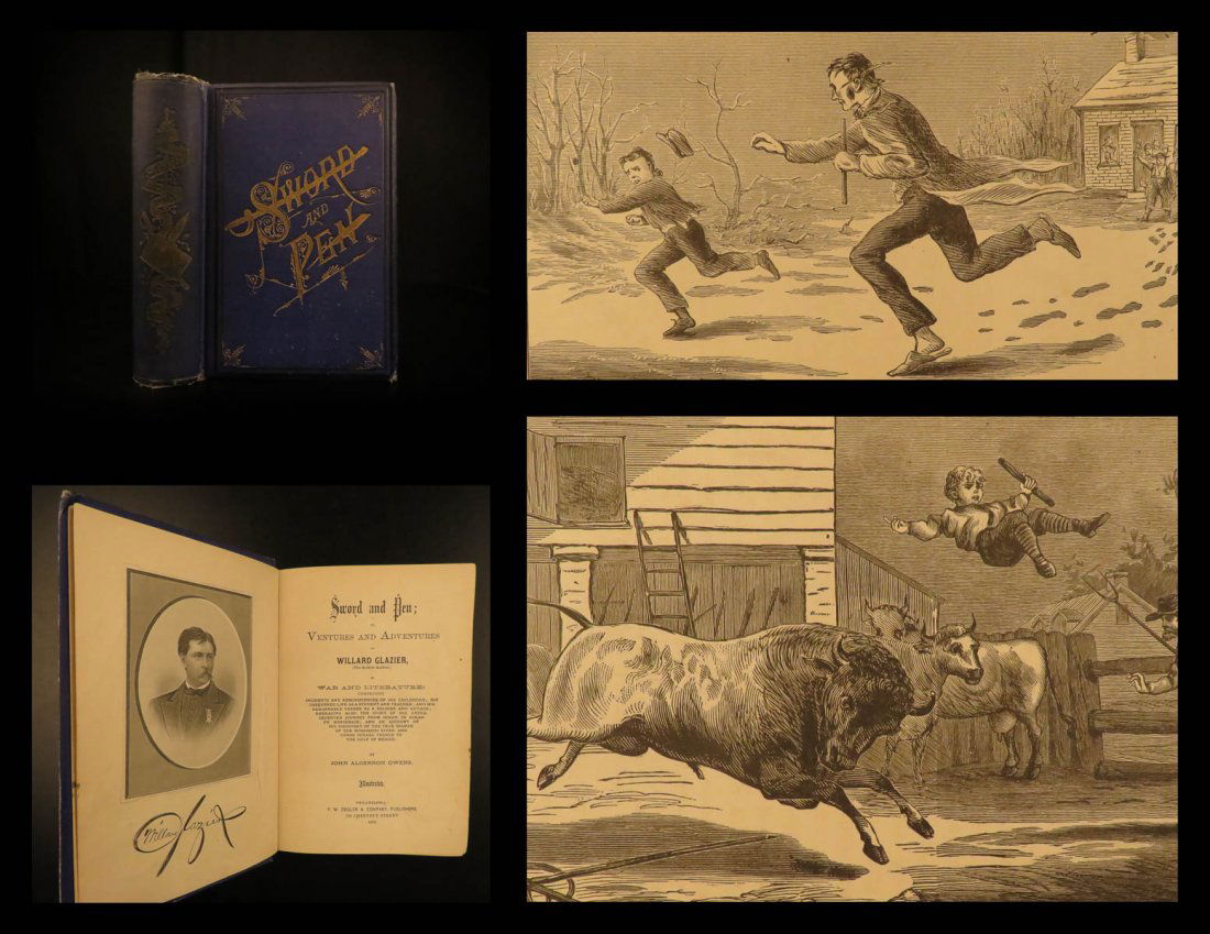 1890 Sword & Pen Owens Willard Glazier War Mississippi (1 of 10)