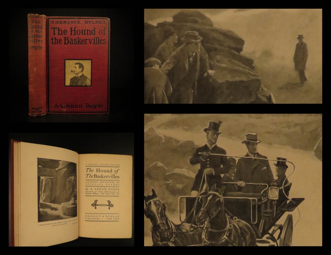 1902 Sherlock Holmes Hound of the Baskervilles Doyle: 1902 Sherlock Holmes Hound of the Baskervilles Doyle Adventure Fiction Novel “When you have eliminated the impossible, whatever remains, however improbable, must be the truth!” ¬– Sherlock Holm
