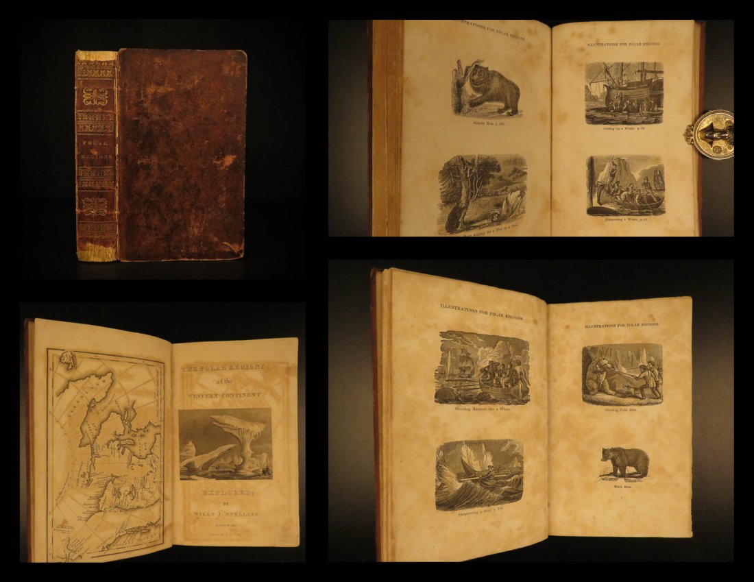 1831 1ed Polar Regions ESKIMOS Arctic Indians Inuit: 1831 1ed Polar Regions ESKIMOS Arctic Indians Inuit Whaling MAP Iceland Snelling William J Snelling’s “The Polar Regions” is a rare 1831 account of northern North America, Iceland, and Greenland