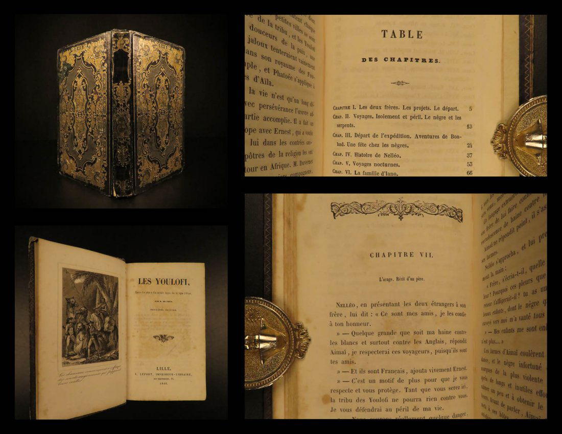 1846 1ed BEAUTIFUL BINDING African Wolofi Youlofi (1 of 10)