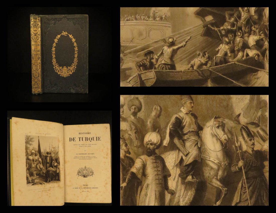 1856 1st ed History of Turkey Ottoman Empire Barthelemy (1 of 10)