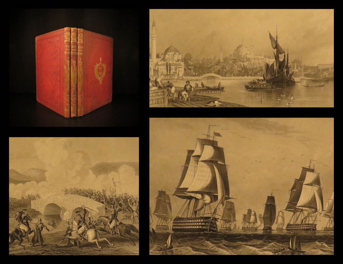 1860 Crimean War RUSSIA Illustrated Battle Scenes (1 of 10)