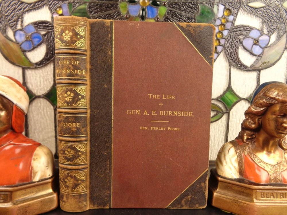 1882 1st ed Life of Union Army General Ambrose Burnside: 1882 1st ed Life of Union Army General Ambrose Burnside CIVIL WAR Rhode Island INCREDIBLE Maps + 87 Illustrations! BEAUTIFUL! Ambrose Everett Burnside (1824 – 1881) was an American soldier, railroad
