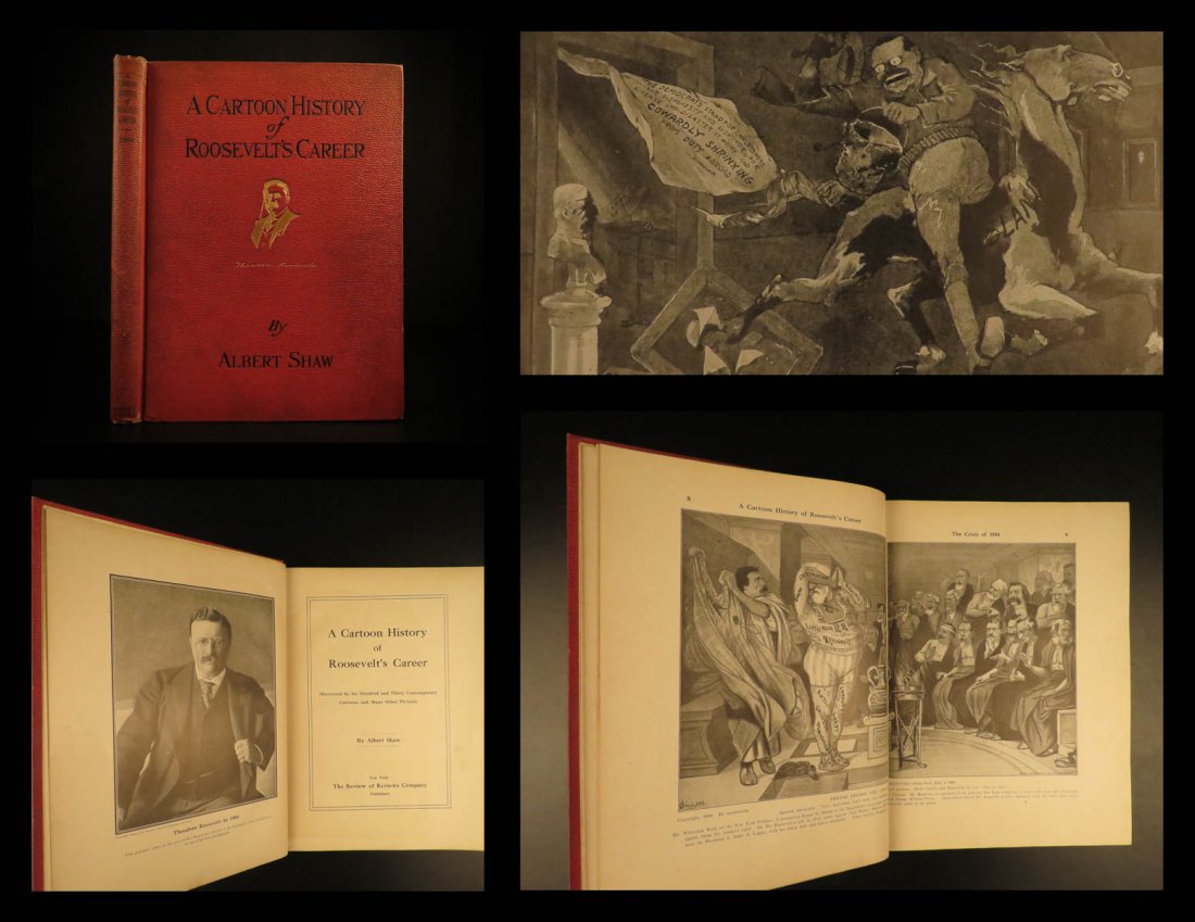 1910 1ed Theodore Roosevelt Cartoon History American: 1910 1ed Theodore Roosevelt Cartoon History American President Africa Illustrated “Knowing what's right doesn't mean much unless you do what's right.” ― Theodore Roosevelt Mostly known for h