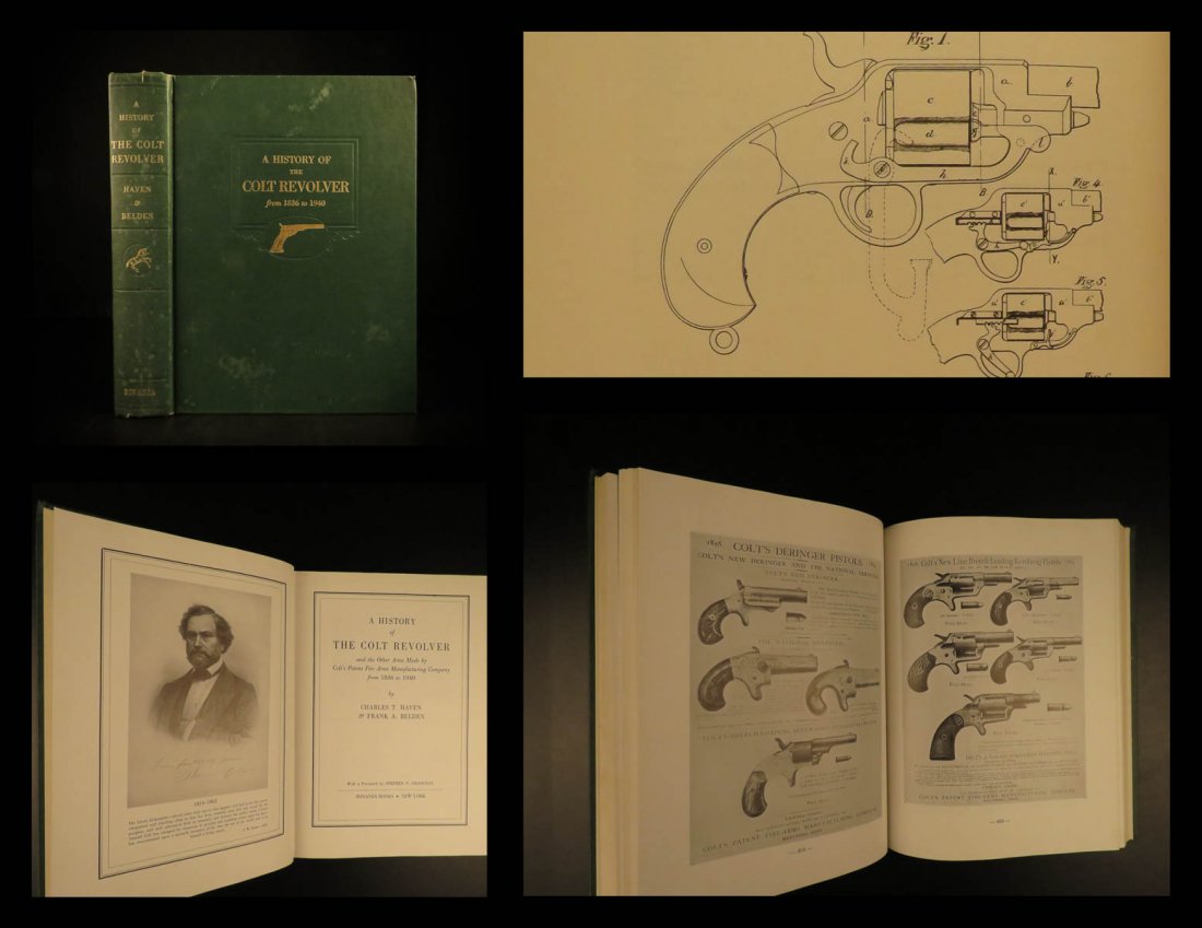 1940 1ed History of the COLT Revolver Pistols Guns: 1940 1ed History of the COLT Revolver Pistols Guns Revolver CIVIL WAR Gunslinger Colt's Manufacturing Company is a United States firearms manufacturer. This book by Haven and Belden is a comprehensive