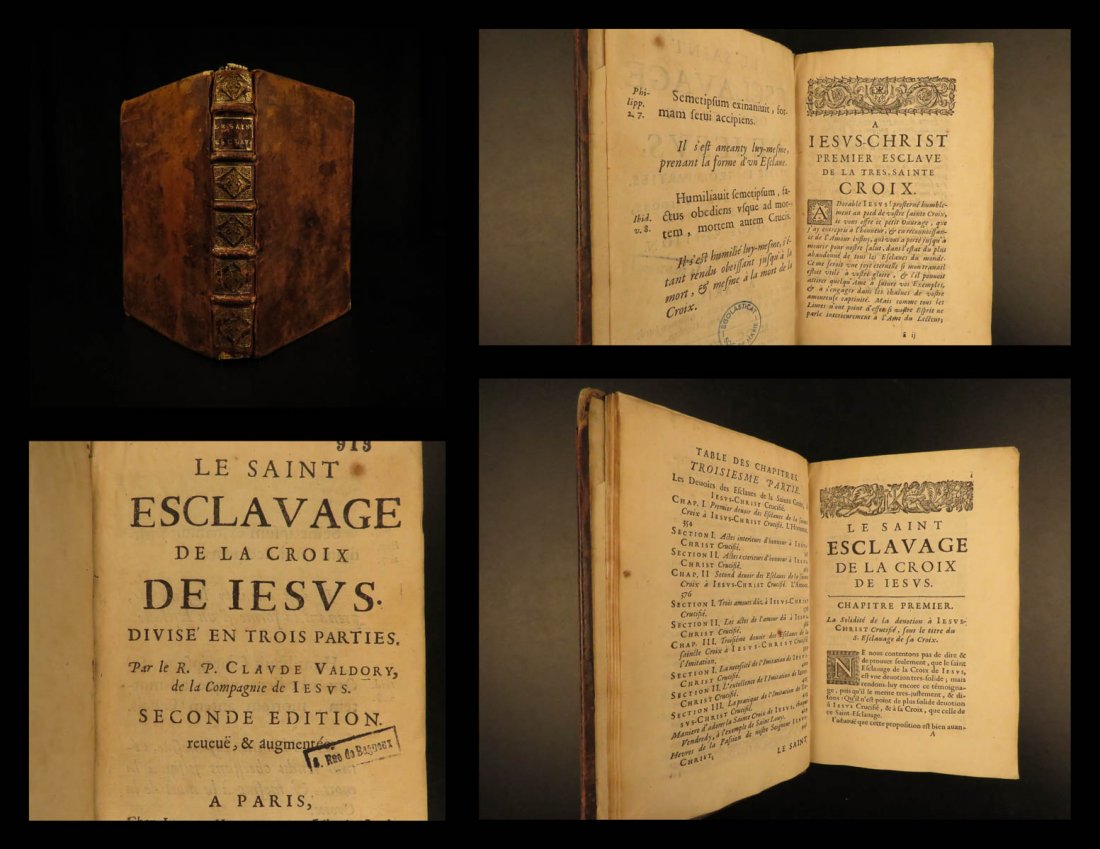 1668 Holy Slavery of the Cross JESUIT Martyrs Jesus: 1668 Holy Slavery of the Cross JESUIT Martyrs Jesus Crucifixion Claude Valdory Claude Valdory was a 17th-century French Jesuit who was known primarily for his missionary journeys and Catholic treatise