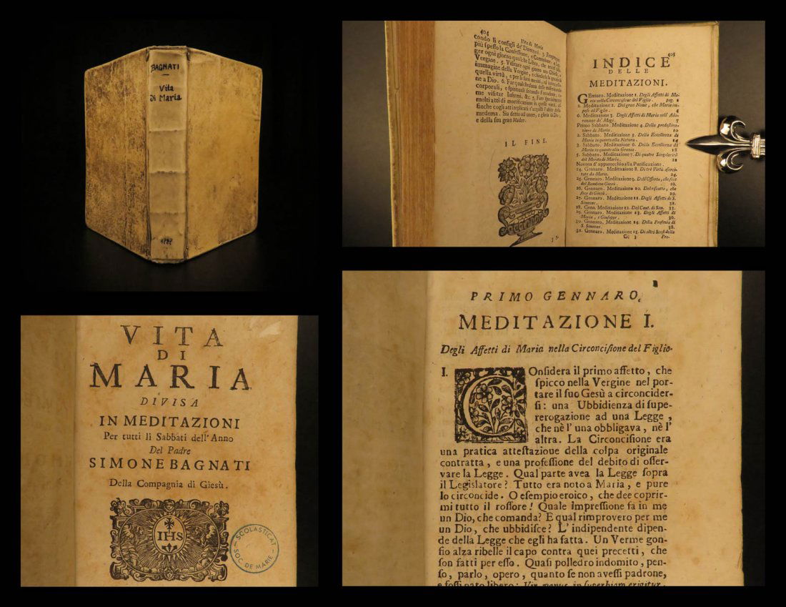 1737 Life of MARY Jesuit Catholic Liturgy Mariology (1 of 9)