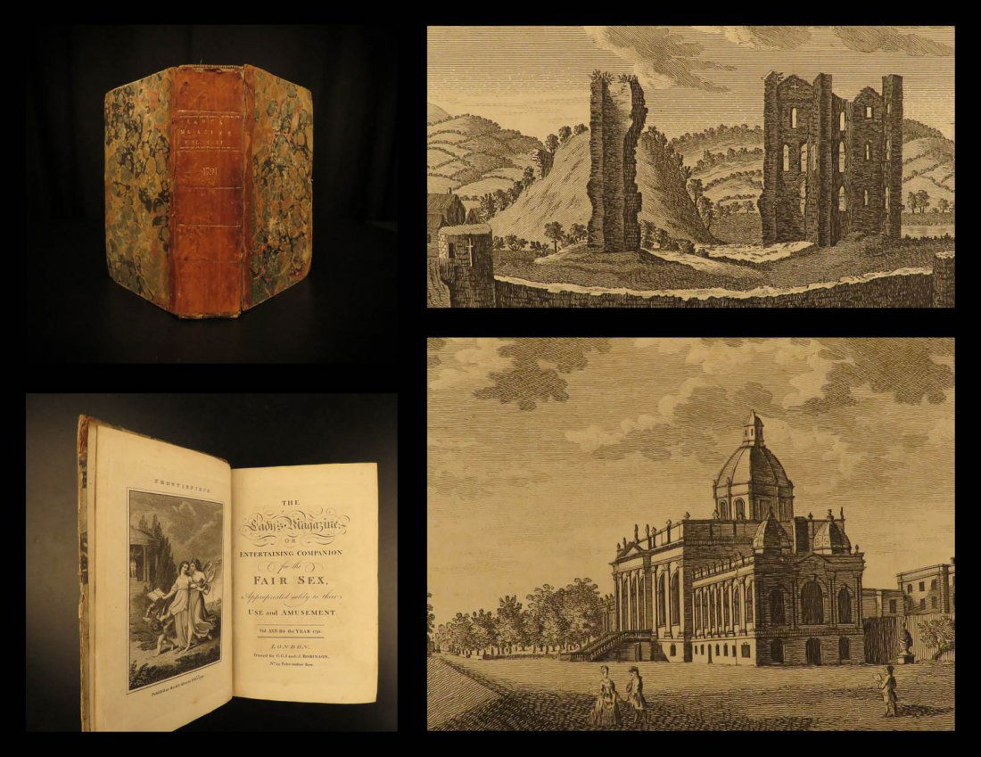 1791 Lady’s Magazine British Fashion AMERICAN Cotton (1 of 10)