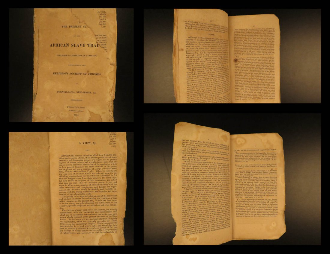 1824 African Slave Trade Early America Slavery (1 of 10)