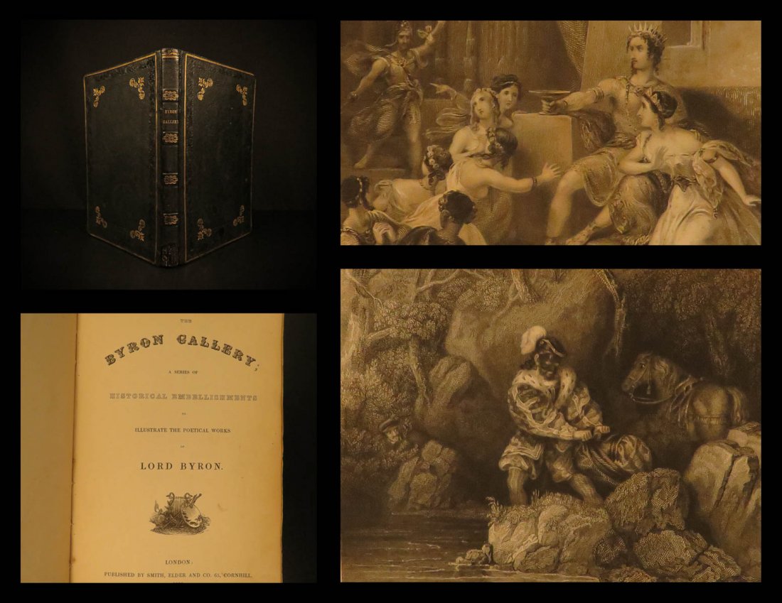 1833 The Byron Gallery Illustrated English Poetry: 1833 The Byron Gallery Illustrated English Poetry Henry James Richter ART Poems ‘The Byron Gallery’ is a fine, 19th-century collection of engravings illustrating the works of famed poet Lord Byron