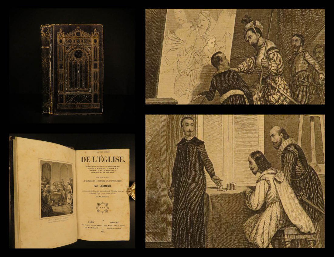 1844 BEAUTIFUL BINDING History of the Church Roman (1 of 10)