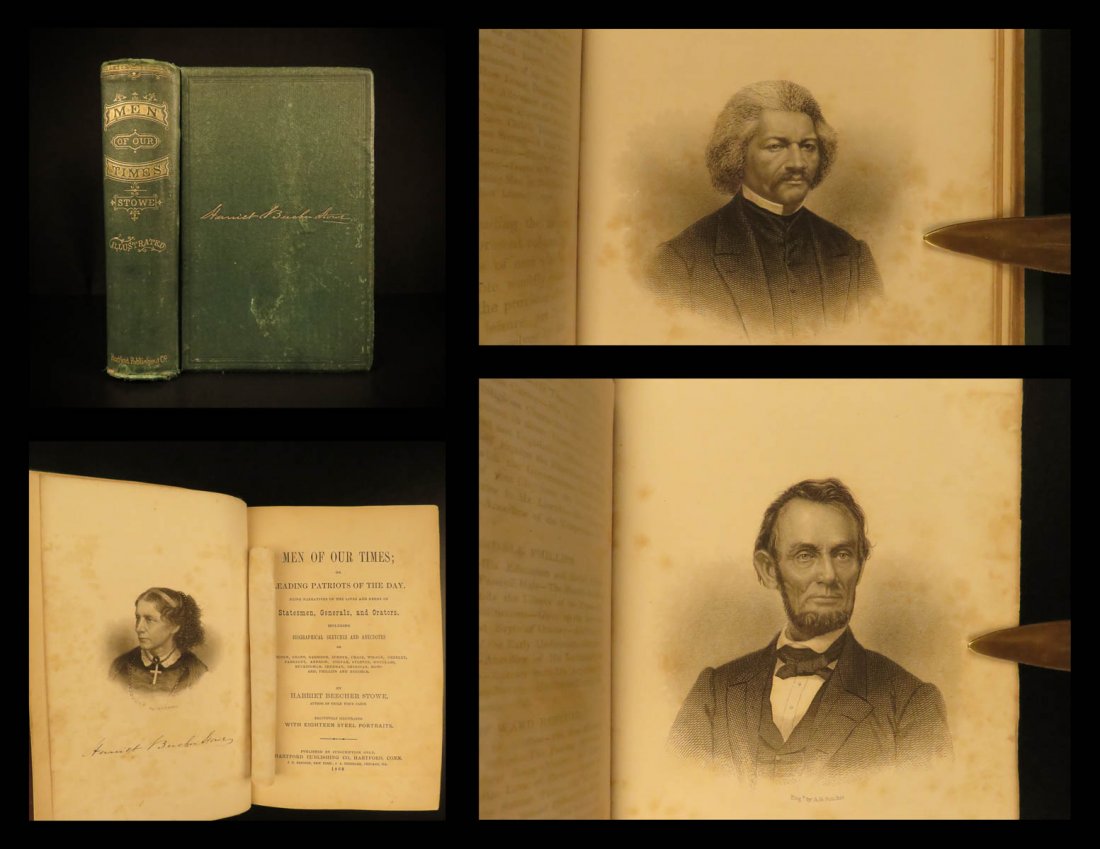 1868 Men of our Times Lincoln Sheridan Grant (1 of 10)