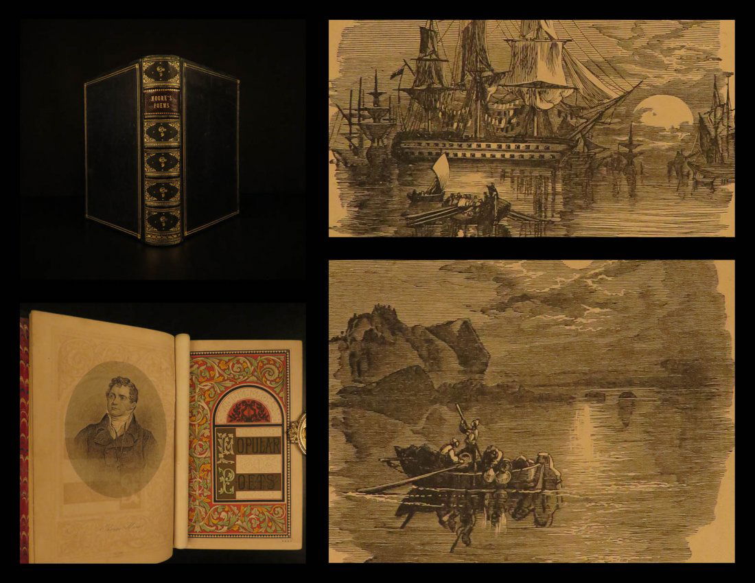 1875 Thomas Moore Irish Poems Ireland Lalla Rookh (1 of 10)