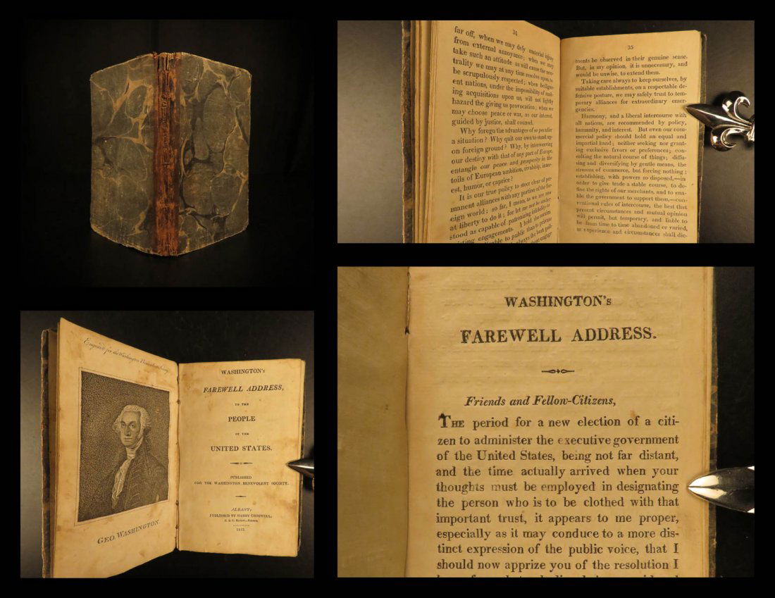 1812 1ed George Washington Farewell Address Americana (1 of 10)