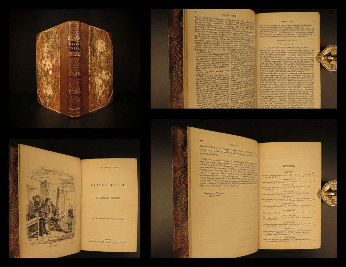 1850 Charles Dickens Oliver Twist Cruikshank (1 of 10)