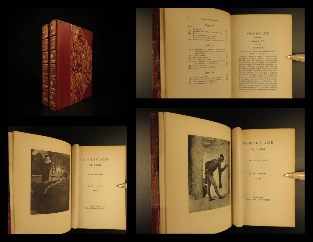 1888 Hunchback of Notre Dame Victor Hugo (1 of 10)