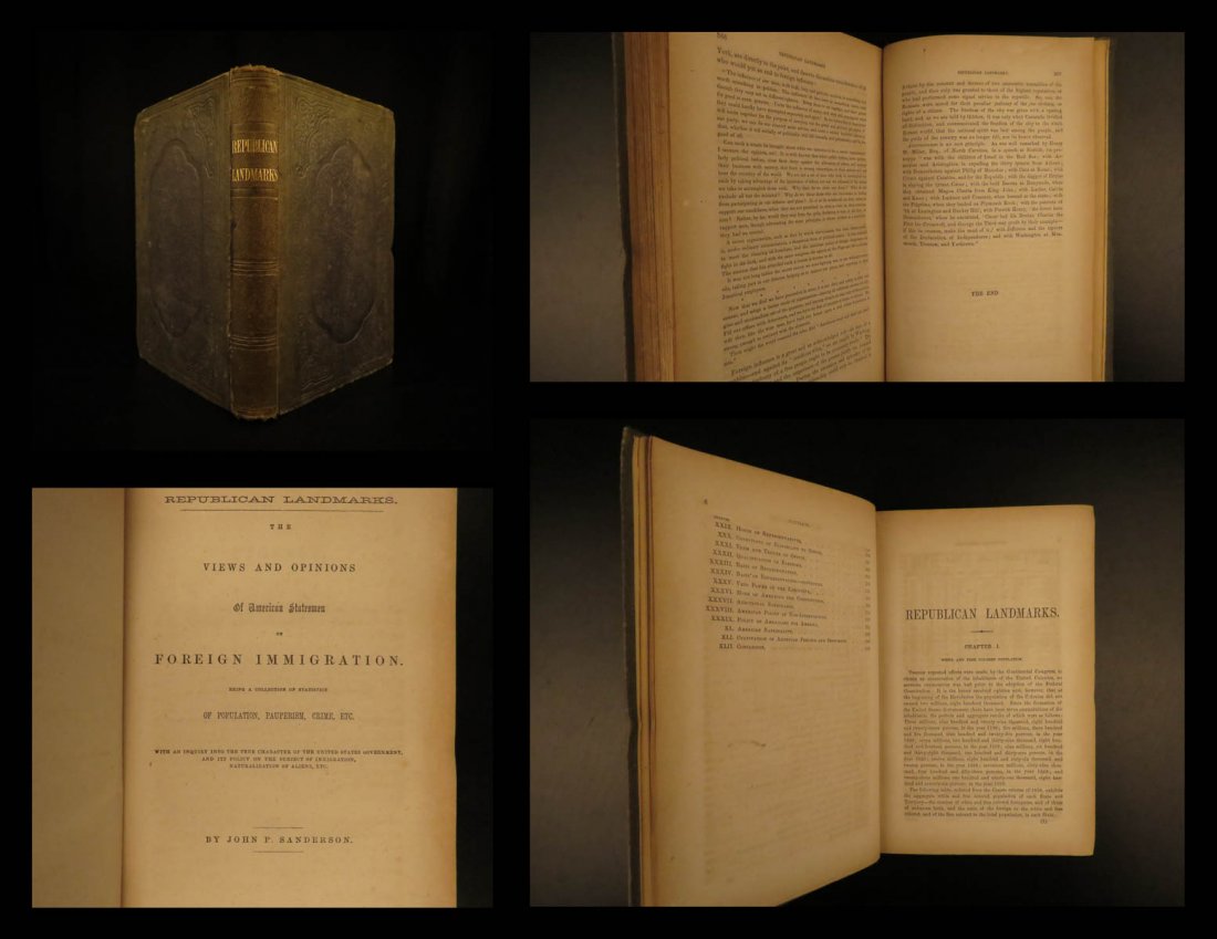1856 1ed Republican Landmarks anti Immigration Crime (1 of 10)