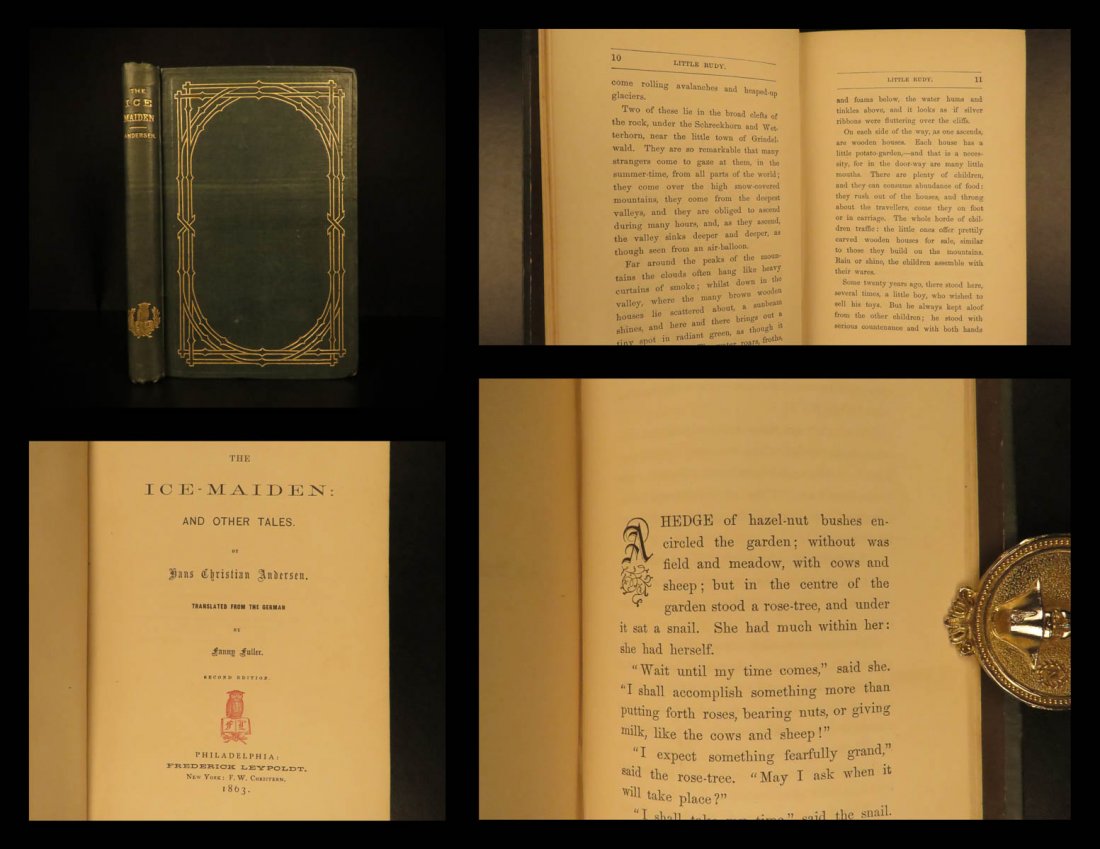 1863 Hans Christian Andersen Fairy Tales Ice Maiden (1 of 10)
