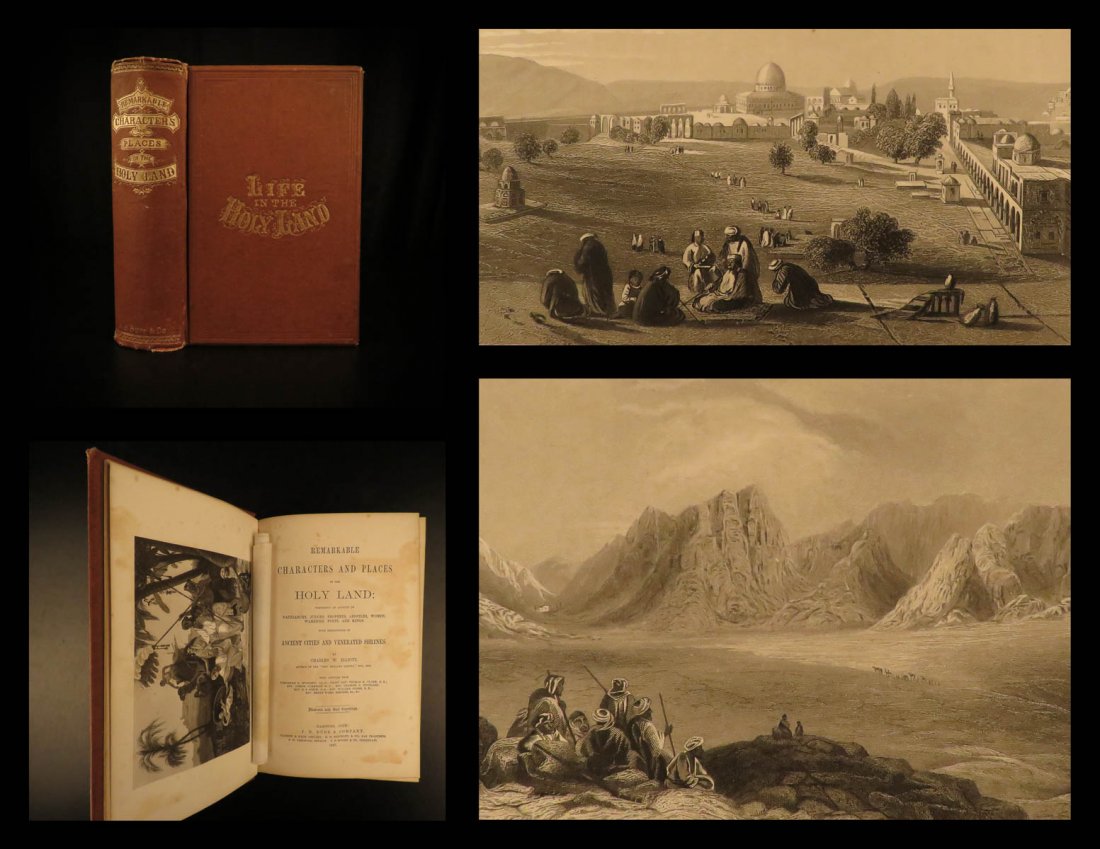 1867 1ed HOLY LAND Illustrated Bible Jerusalem Egypt (1 of 10)