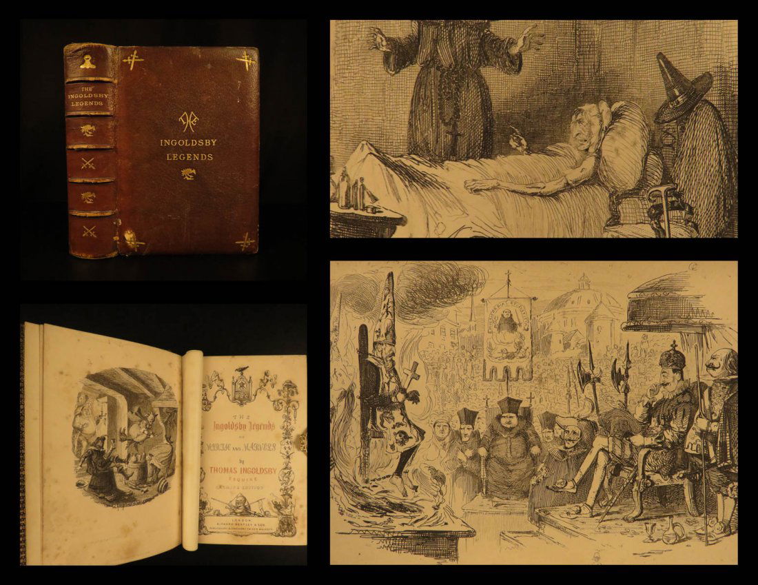 1887 Ingoldsby Legends Occult Esoteric Tenniel Leech (1 of 10)