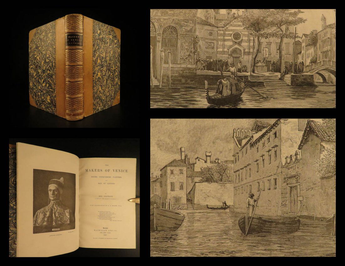 1887 Makers of VENICE Oliphant Italy Marco Polo Throne (1 of 10)