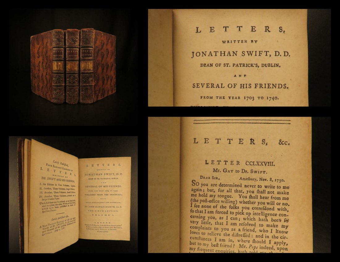 1767 Jonathan Swift Letters English Irish Literature (1 of 10)