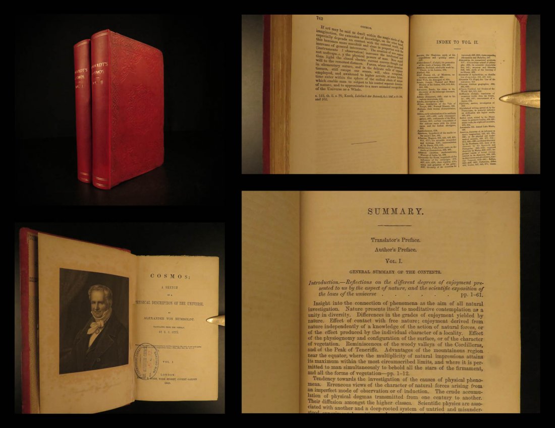 1849 1ed Humboldt COSMOS Science Outer Space Astronomy (1 of 10)