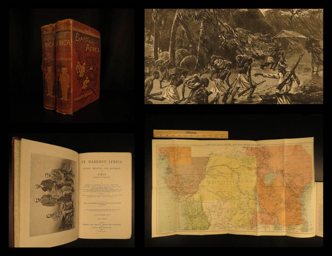 1890 In Darkest Africa Henry Stanley Emin Pasha (1 of 10)