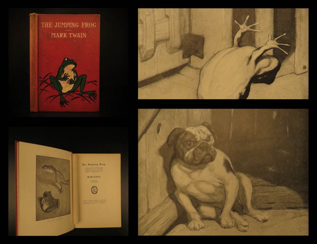 1903 1st ed Mark Twain Jumping Frog of Calaveras Sketch (1 of 10)