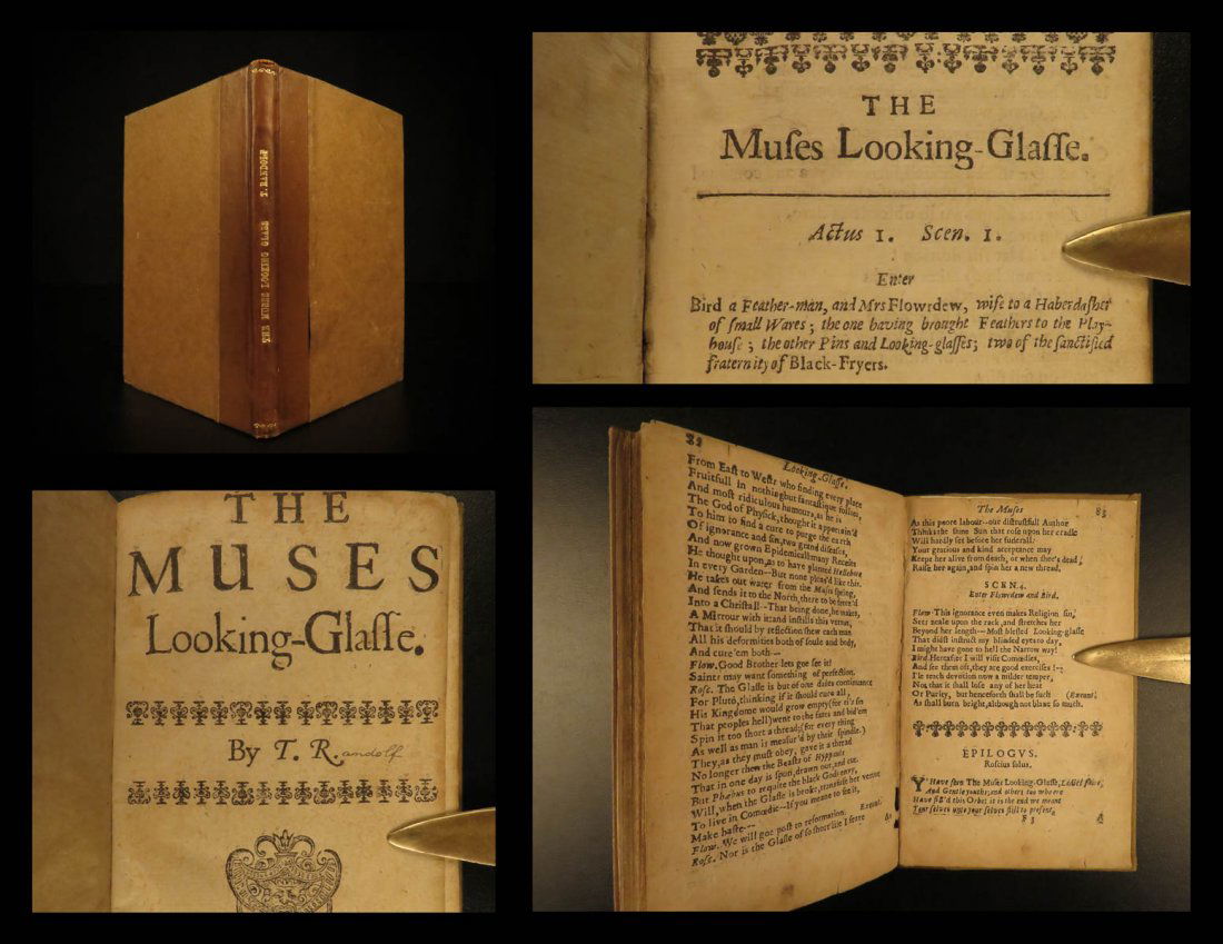 1643 Poems of Thomas Randolph English Literature Muses (1 of 10)