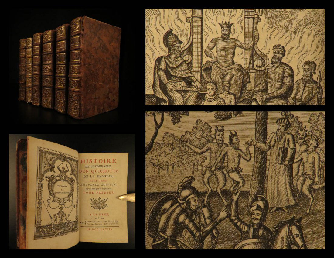 1768 Don Quixote Cervantes Saint-Martin French (1 of 10)