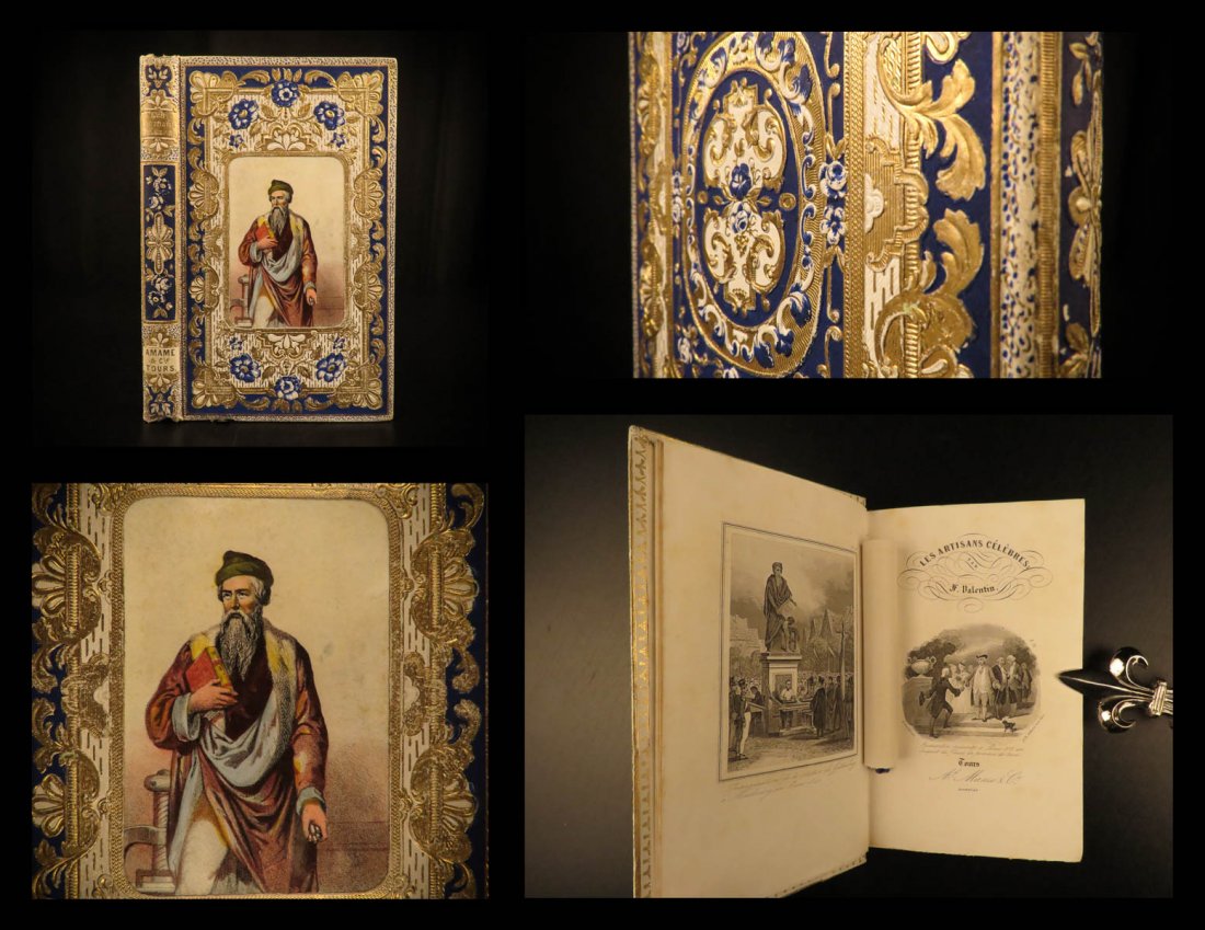 1854 BEAUTIFUL BINDING Arts Craftsmen Agriculture (1 of 10)