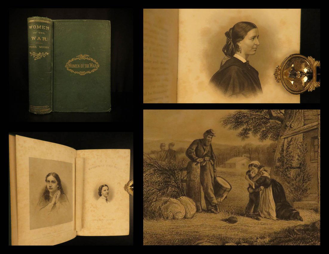 1866 1ed Women of the Civil War Americana Gettysburg (1 of 10)
