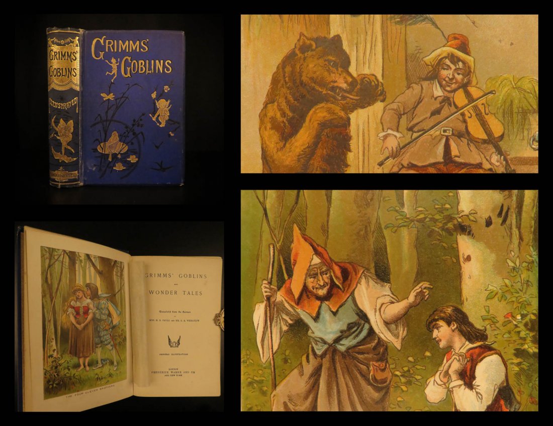 1880 Grimm’s Goblins Fairy Tales Hansel Gretel (1 of 10)