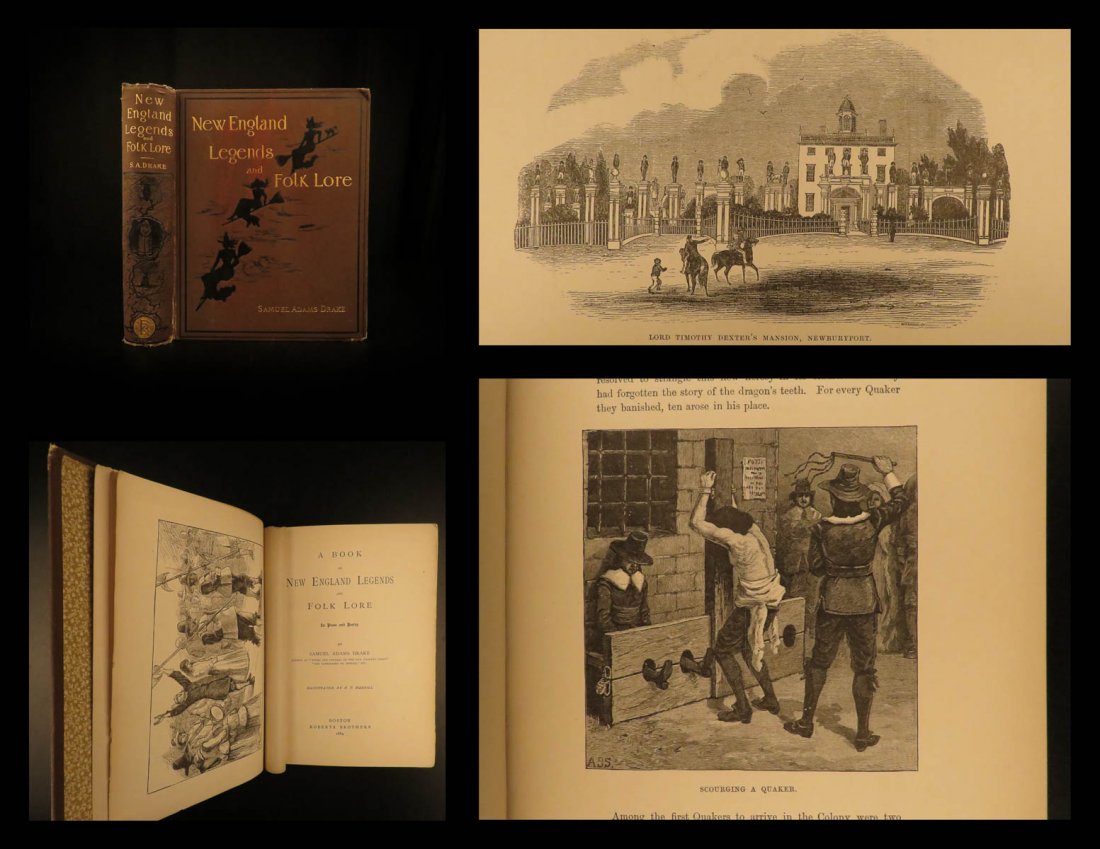 1884 1ed New England Legends Folk Lore Witchcraft Witch (1 of 10)