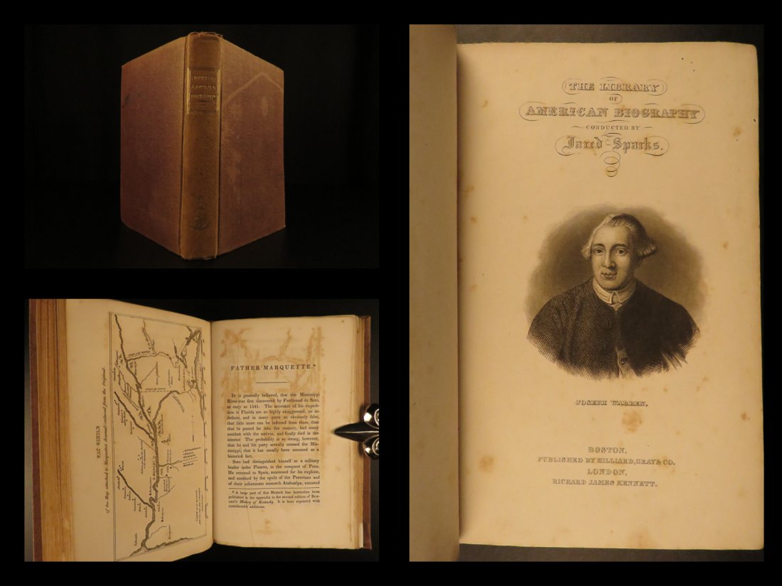 1838 1ed LIVES of Robert Fulton Henry Hudson Father (1 of 8)