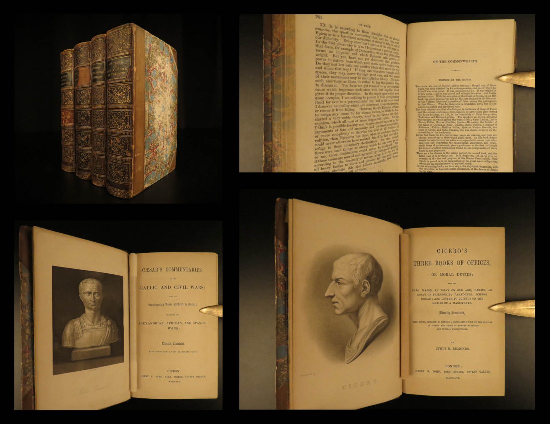 1853 CLASSICAL Cicero Suetonius Julius Caesar Classic Aug 08, 2021